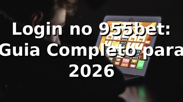 Login no 955bet: Guia Completo para 2026 🚀